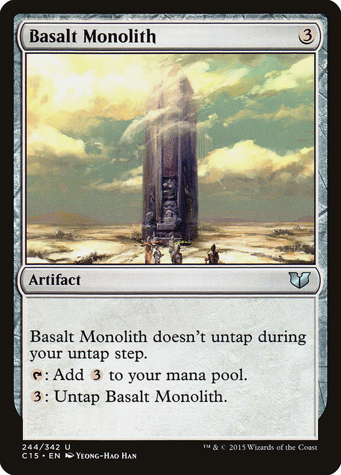 Magic the Gathering Card - Basalt Monolith - MTG Circle
