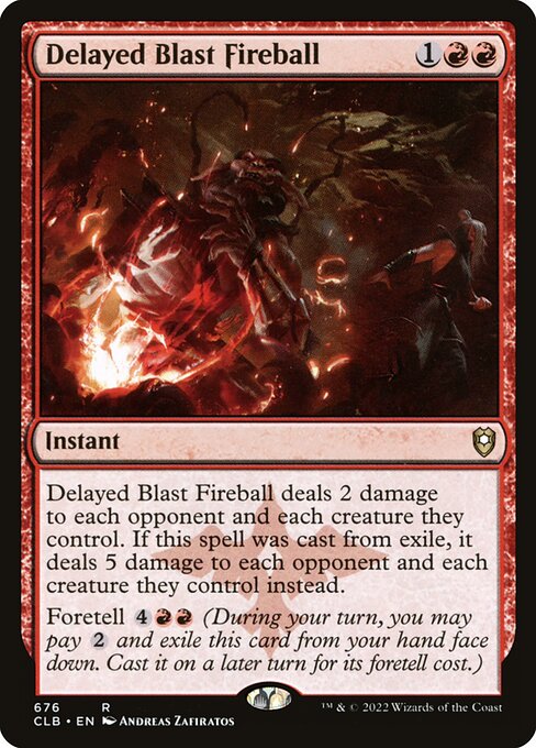Magic the Gathering Card - Delayed Blast Fireball - MTG Circle
