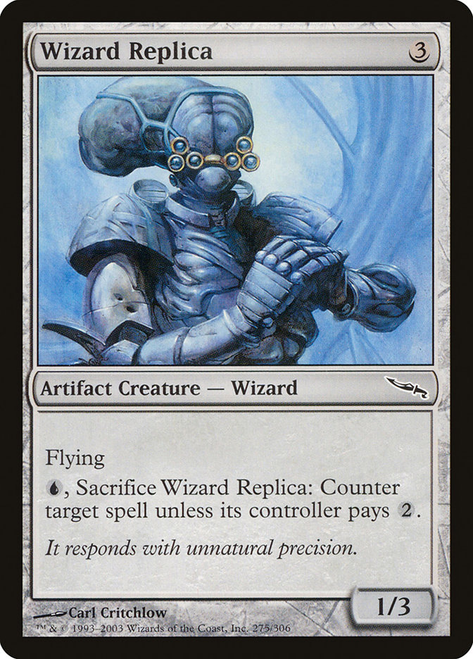 Magic the Gathering Card - Wizard Replica - MTG Circle