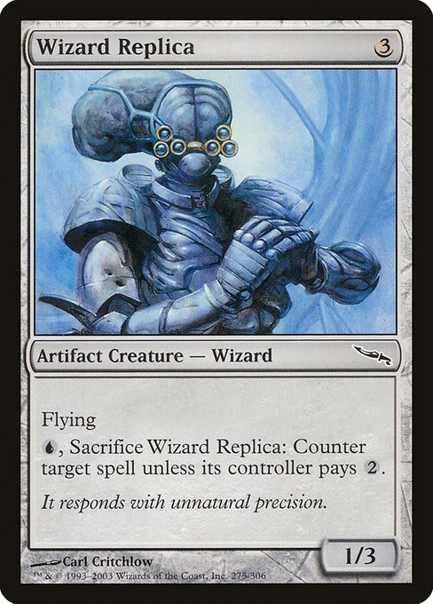 Magic the Gathering Card - Wizard Replica - MTG Circle