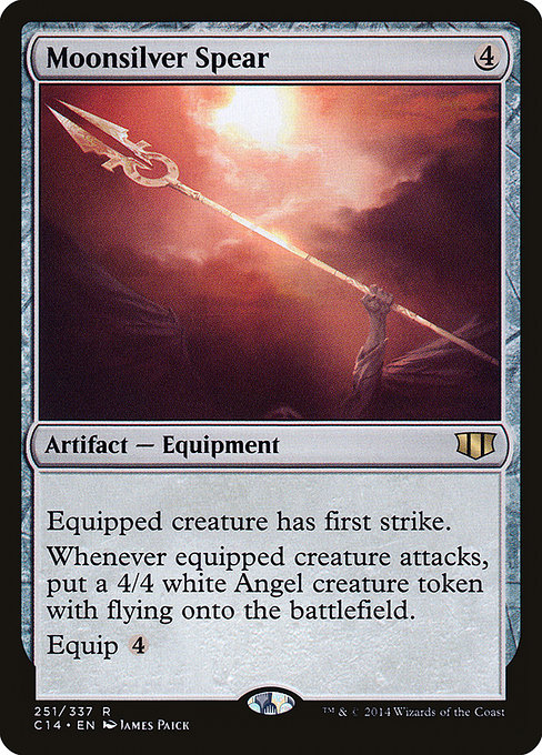 Magic the Gathering Card - Moonsilver Spear - MTG Circle