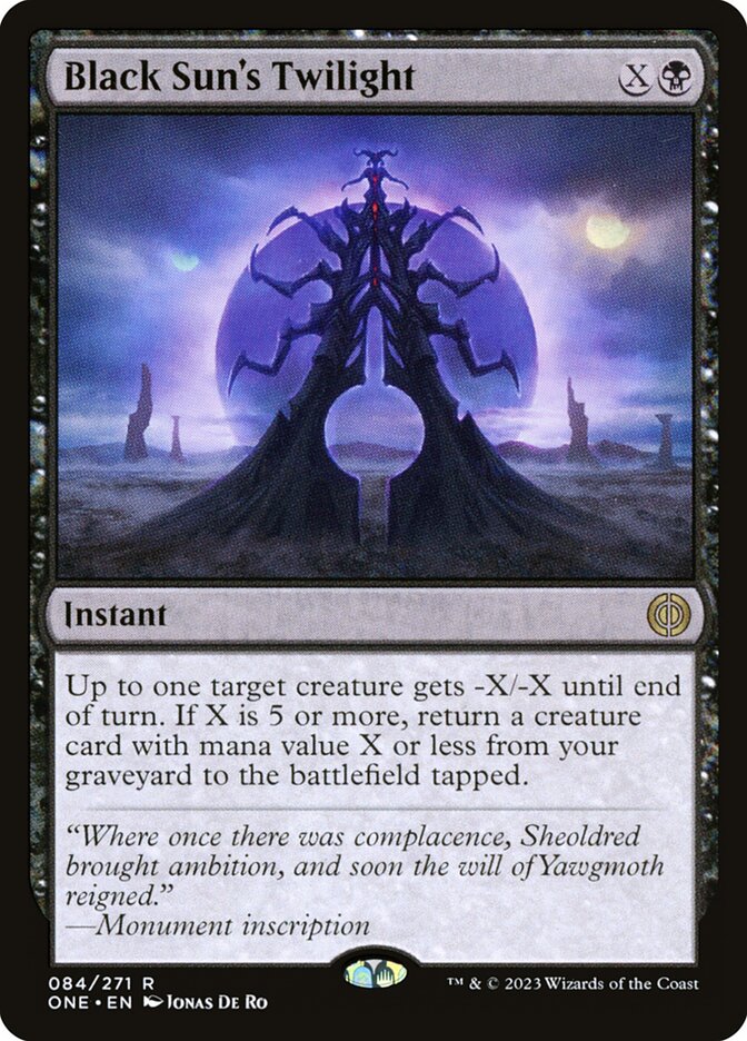 Magic the Gathering Card - Black Sun's Twilight - MTG Circle
