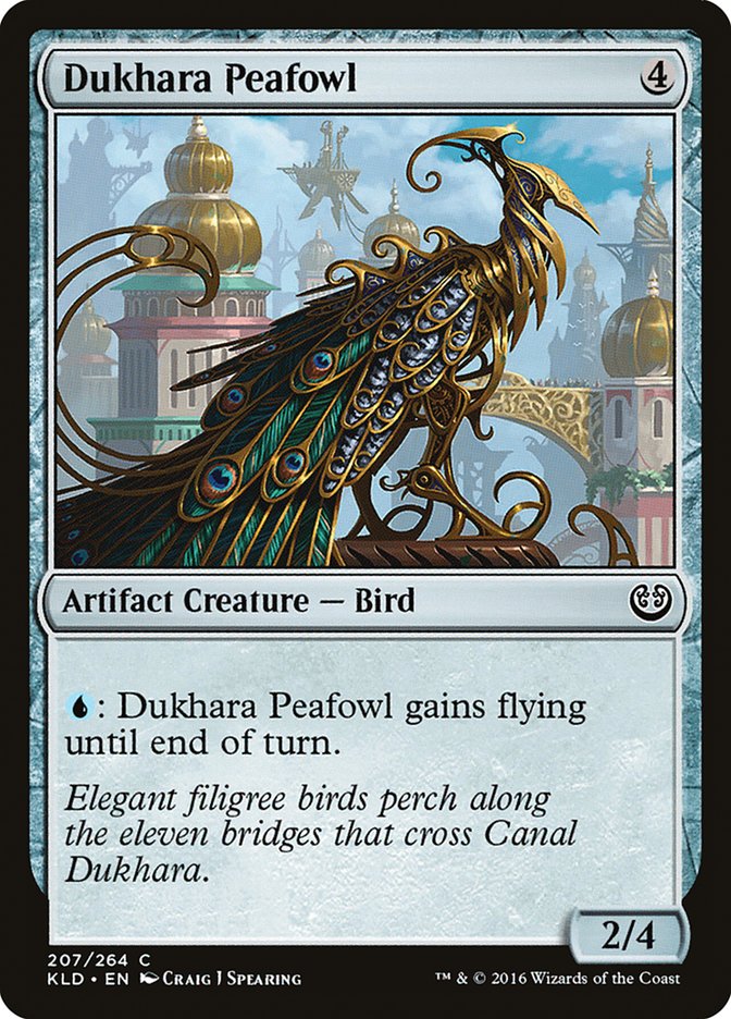 Magic the Gathering Card - Dukhara Peafowl - MTG Circle