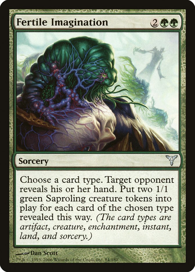 Magic the Gathering Card - Fertile Imagination - MTG Circle