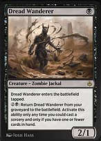 Magic the Gathering Card - Dread Wanderer - MTG Circle