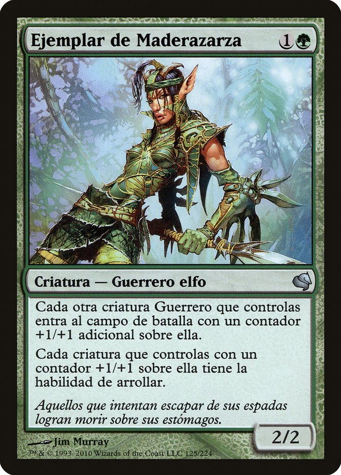 Magic the Gathering Card - Bramblewood Paragon - MTG Circle