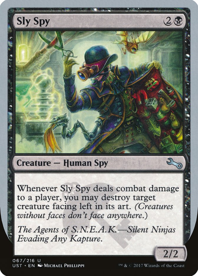 Magic the Gathering Card - Sly Spy - MTG Circle