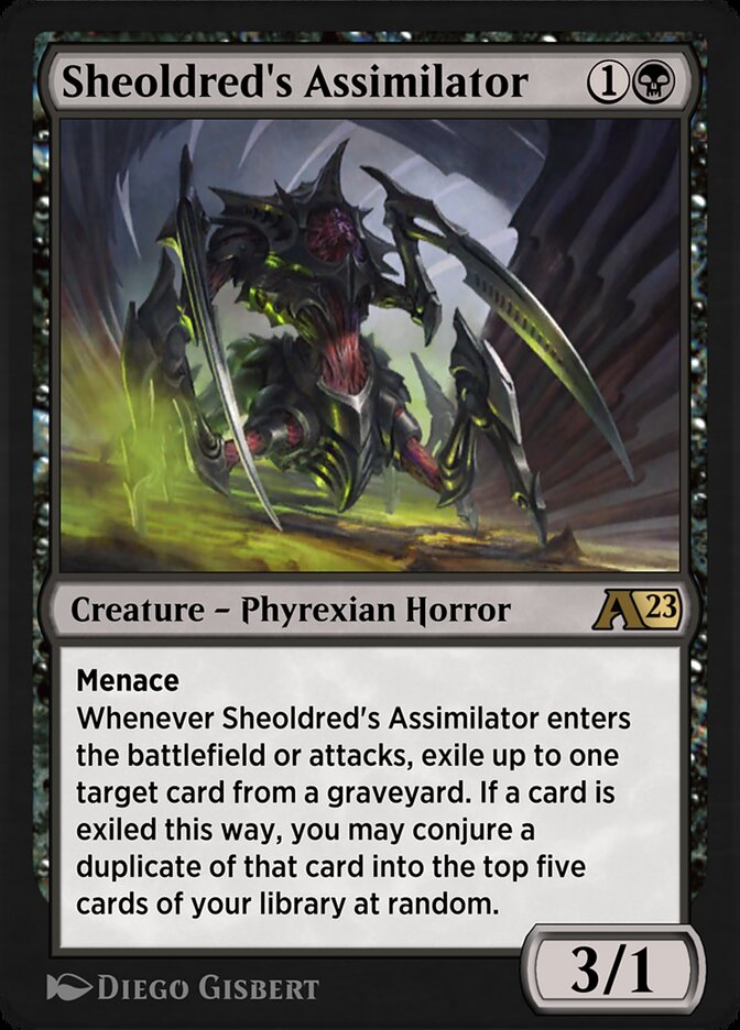 Magic the Gathering Card - Sheoldred's Assimilator - MTG Circle