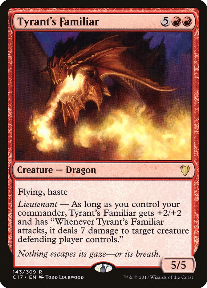 Magic the Gathering Card - Tyrant's Familiar - MTG Circle