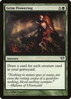 Magic the Gathering Card - Grim Flowering - MTG Circle