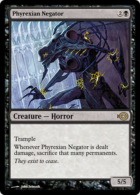 Magic the Gathering Card - Phyrexian Negator - MTG Circle