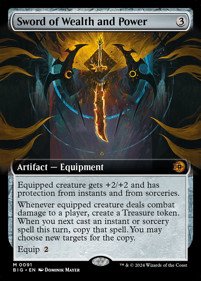Magic the Gathering Card - Sword of Wealth and Power - MTG Circle