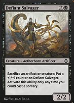 Magic the Gathering Card - Defiant Salvager - MTG Circle