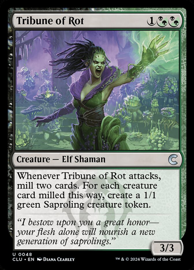 Magic the Gathering Card - Tribune of Rot - MTG Circle