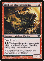 Magic the Gathering Card - Viashino Slaughtermaster - MTG Circle