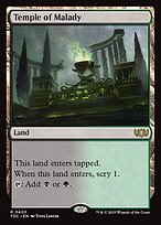 Magic the Gathering Card - Temple of Malady - MTG Circle