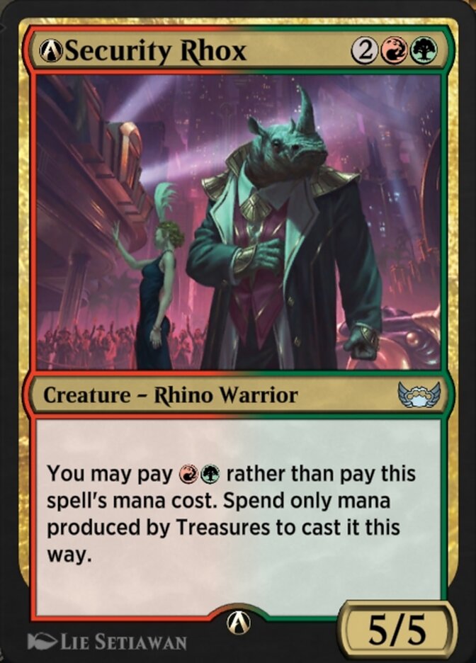 Magic the Gathering Card - A-Security Rhox - MTG Circle