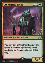 Magic the Gathering Card - A-Security Rhox - MTG Circle