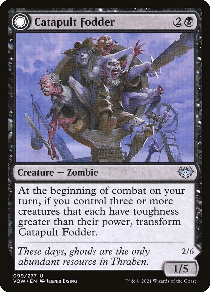 Magic the Gathering Card - Catapult Fodder - MTG Circle