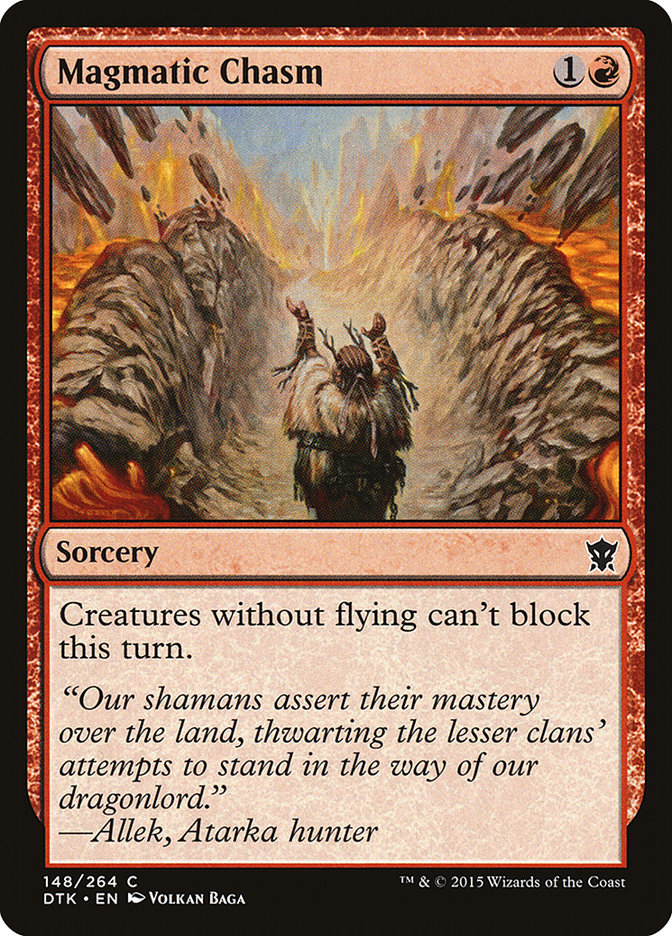 Magic the Gathering Card - Magmatic Chasm - MTG Circle