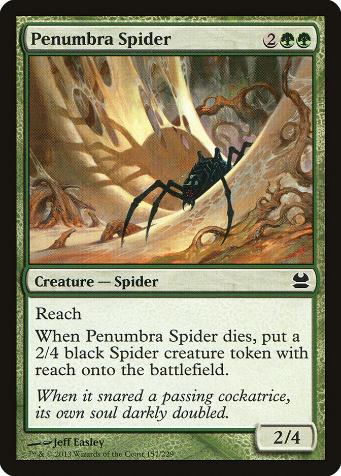Magic the Gathering Card - Penumbra Spider - MTG Circle