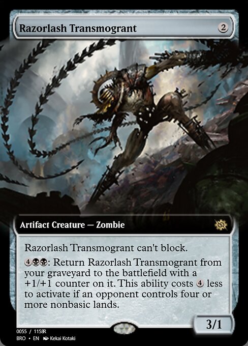 Magic the Gathering Card - Razorlash Transmogrant - MTG Circle