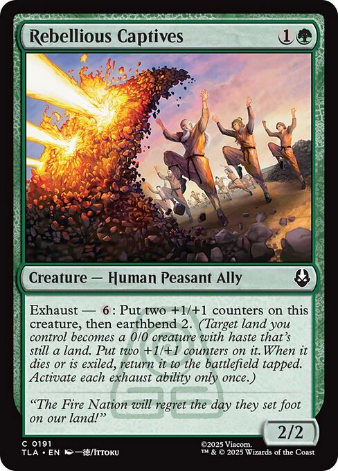 Magic the Gathering Card - Rebellious Captives - MTG Circle