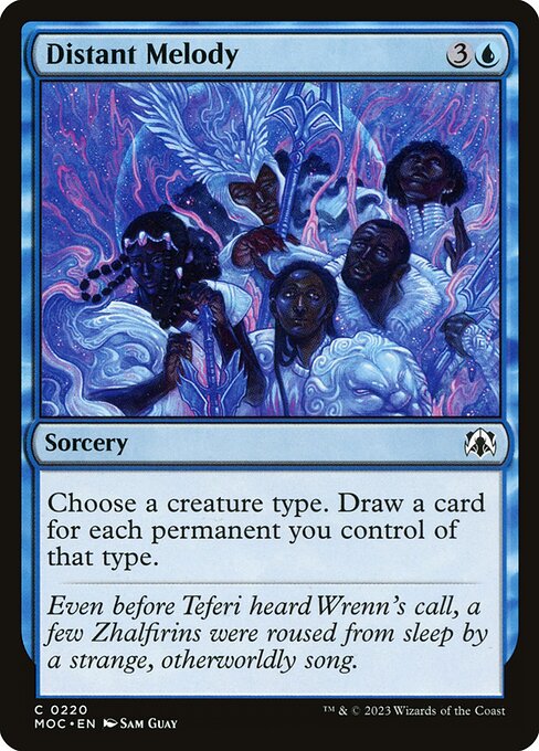 Magic the Gathering Card - Distant Melody - MTG Circle