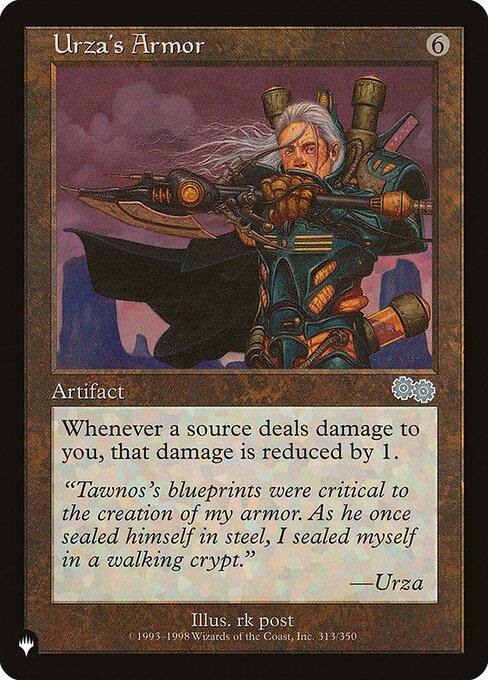 Magic the Gathering Card - Urza's Armor - MTG Circle