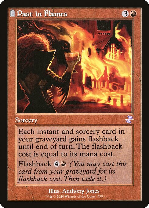 Magic the Gathering Card - Past in Flames - MTG Circle