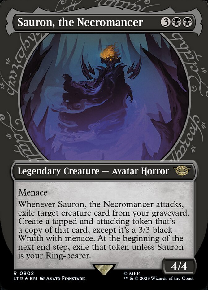 Magic the Gathering Card - Sauron, the Necromancer - MTG Circle