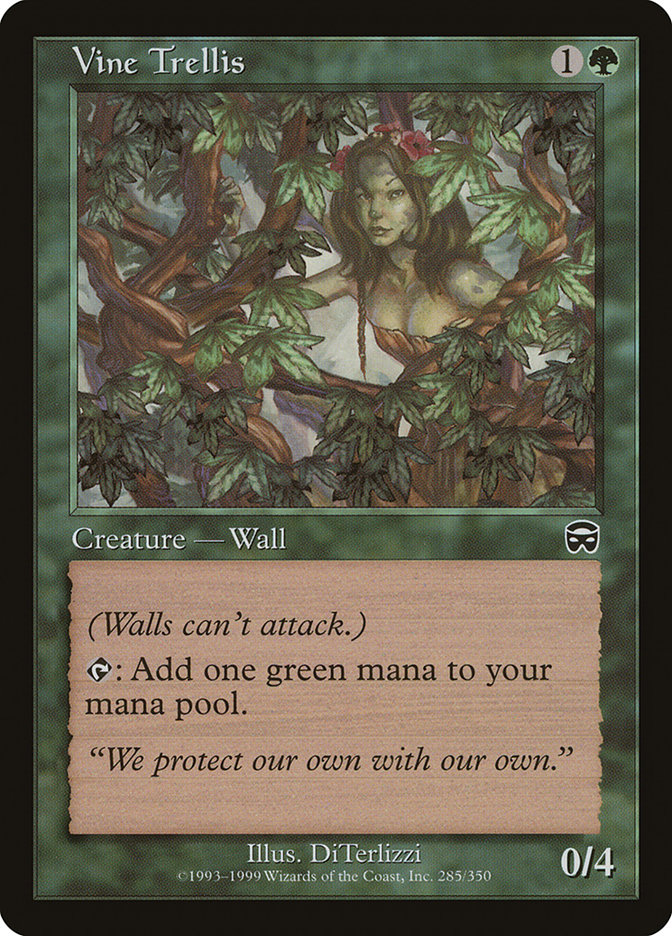 Magic the Gathering Card - Vine Trellis - MTG Circle