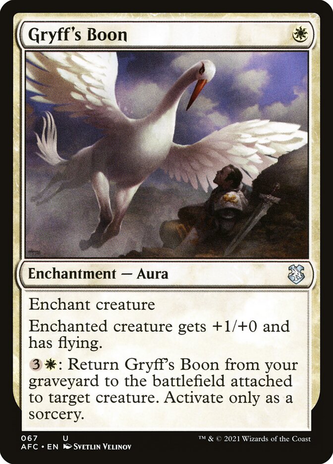 Magic the Gathering Card - Gryff's Boon - MTG Circle