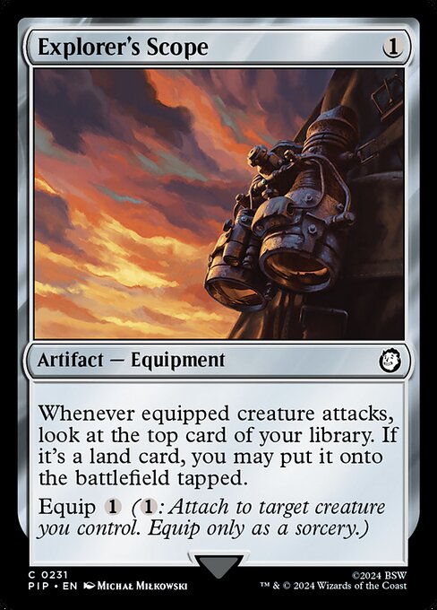 Magic the Gathering Card - Explorer's Scope - MTG Circle