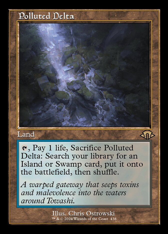 Magic the Gathering Card - Polluted Delta - MTG Circle