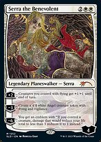 Magic the Gathering Card - Serra the Benevolent - MTG Circle