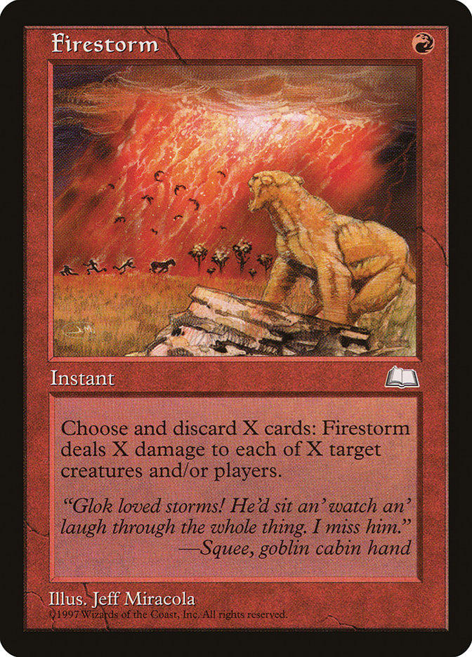 Magic the Gathering Card - Firestorm - MTG Circle