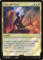 Magic the Gathering Card - Deny the Witch - MTG Circle