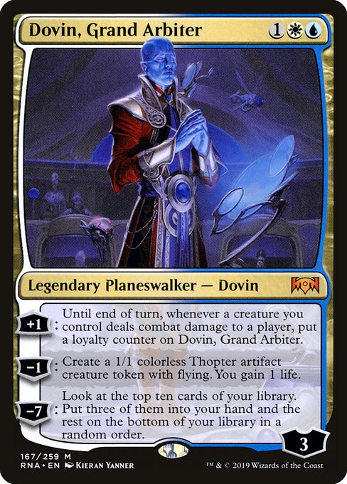 Magic the Gathering Card - Dovin, Grand Arbiter - MTG Circle