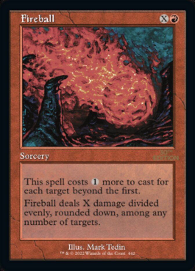 Magic the Gathering Card - Fireball - MTG Circle