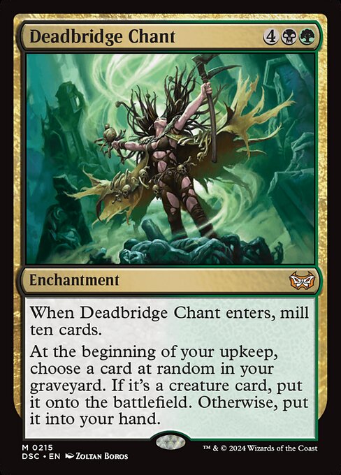 Magic the Gathering Card - Deadbridge Chant - MTG Circle