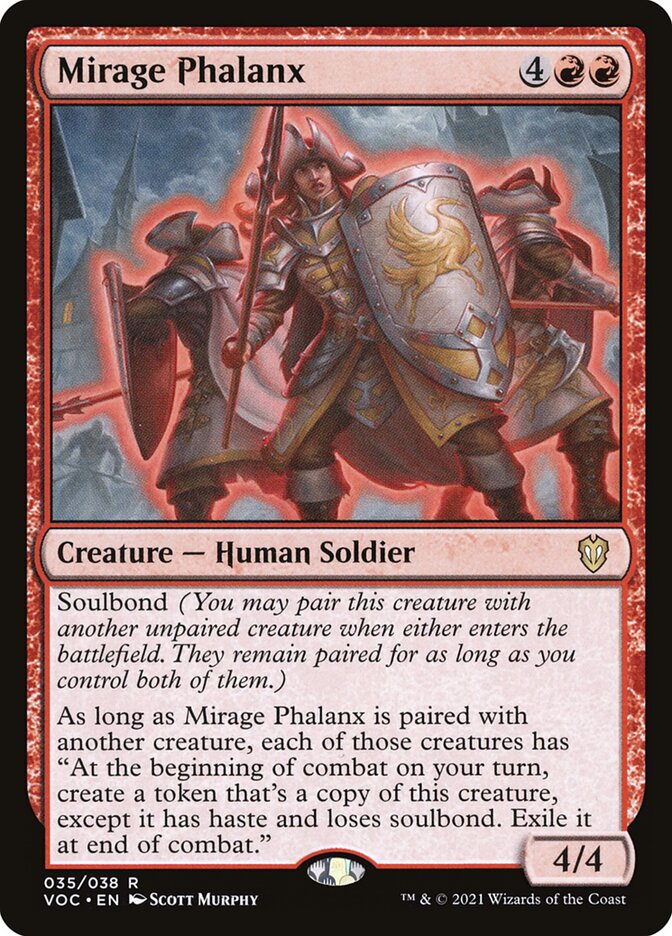 Magic the Gathering Card - Mirage Phalanx - MTG Circle