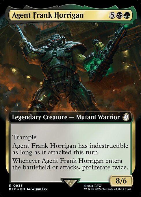 Magic the Gathering Card - Agent Frank Horrigan - MTG Circle