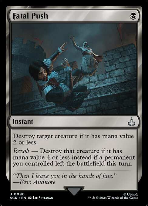 Magic the Gathering Card - Fatal Push - MTG Circle
