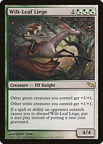 Magic the Gathering Card - Wilt-Leaf Liege - MTG Circle