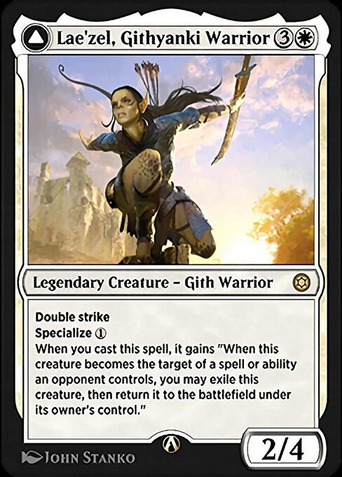 Magic the Gathering Card - Lae'zel, Githyanki Warrior - MTG Circle