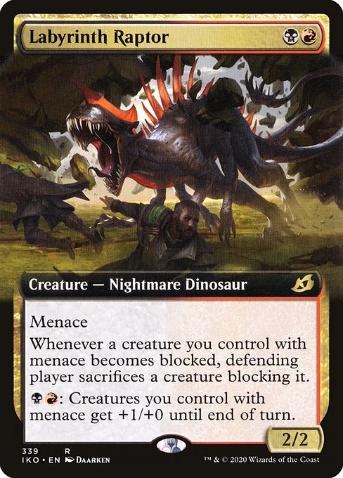 Magic the Gathering Card - Labyrinth Raptor - MTG Circle