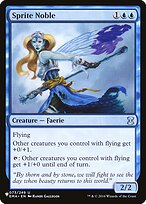 Magic the Gathering Card - Sprite Noble - MTG Circle