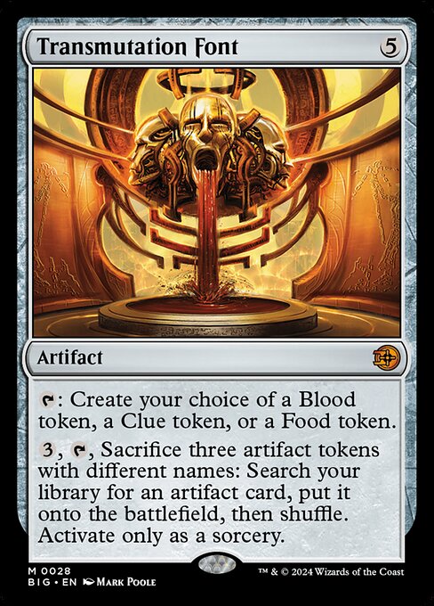 Magic the Gathering Card - Transmutation Font - MTG Circle