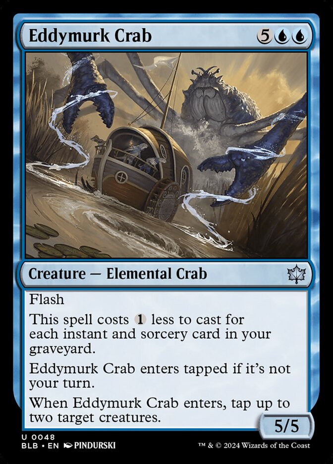 Magic the Gathering Card - Eddymurk Crab - MTG Circle